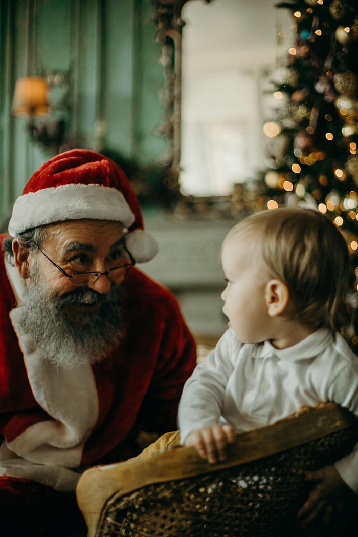 Commercial Networks Christmas Opening Hours, Santa with Baby