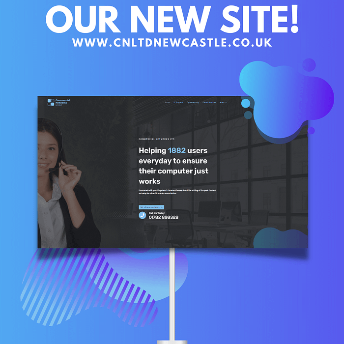 New webpage promo