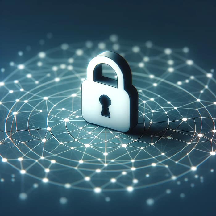 illustration focusing on the concept of network security for it security Newcastle-under-Lyme