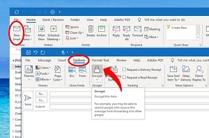 Send Encrypted Email with Outlook
