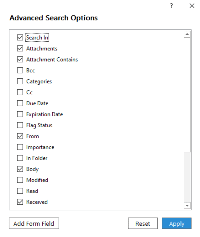 Outlook Search Bar Changes: What You Need to Know 2 Search Menu