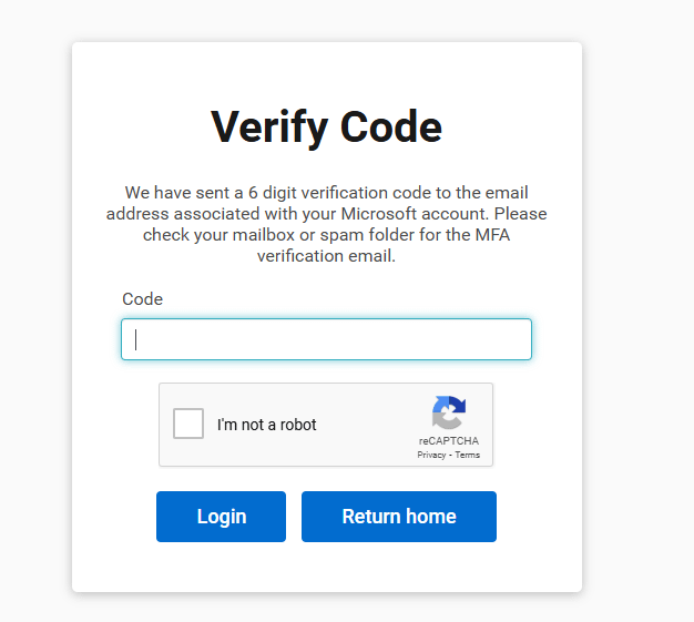 Client Portal Two Factor Authentication