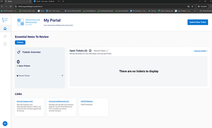 Commercial Networks Client Portal Overview