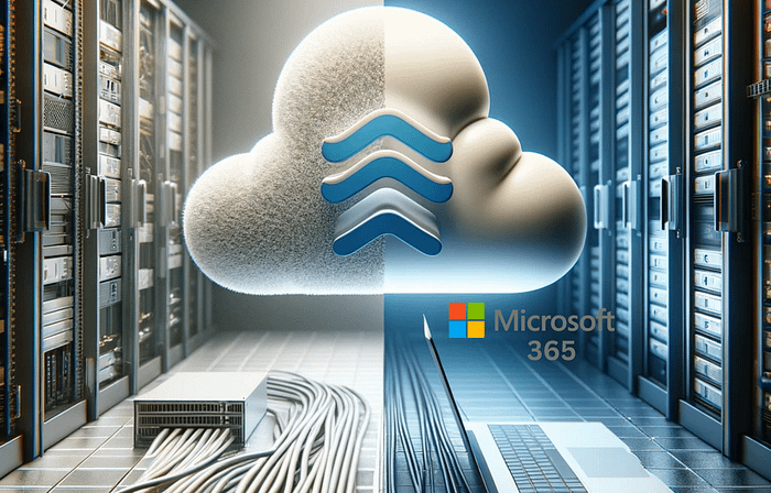 Critical Update: What Hosted Exchange Retirement Means for Insurance Brokers 1 image showing transition from applied hosted exchange retirement to microsoft 365