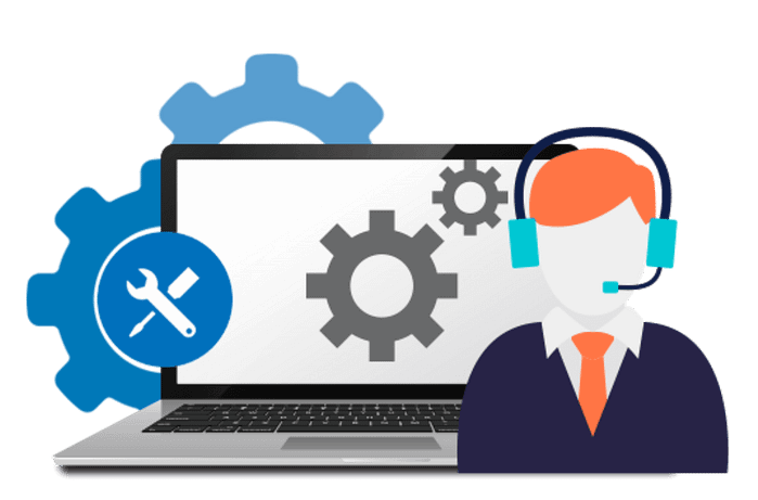 Adhoc IT support 2 help logo